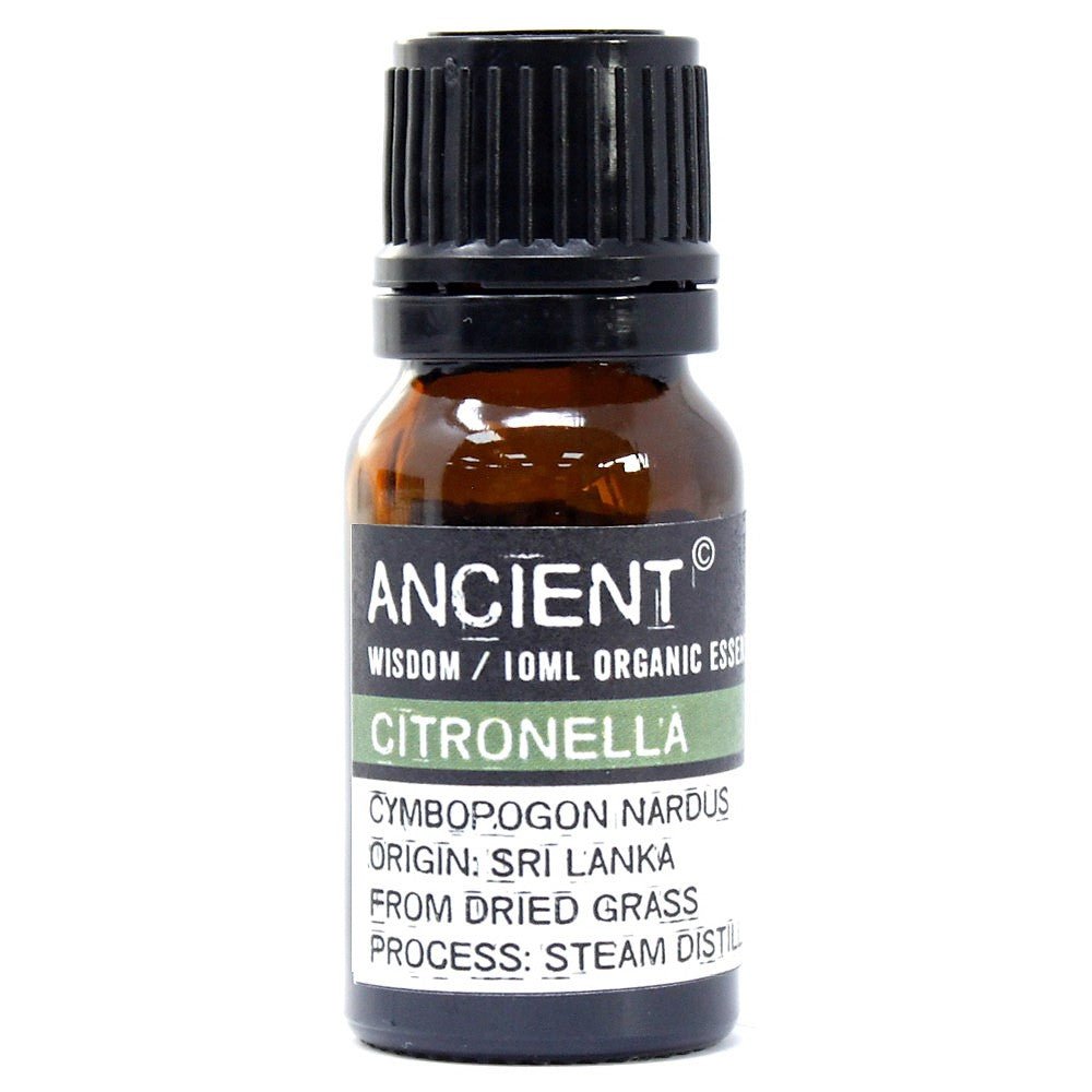 112149-3 Ekologiska Eteriska Oljor för Aromaterapi 10 ml - Ancient Wisdom Citronella